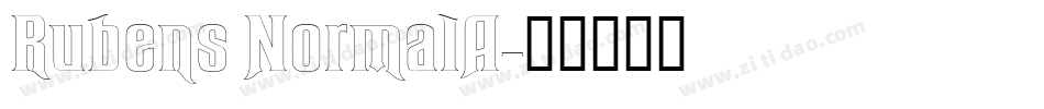 Rubens NormalA字体转换
